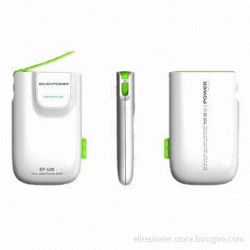 6,800mAh Dual-output Battery Charger/Power Banks for iPad 3, iPhone, HTC, Samsung and Nokia